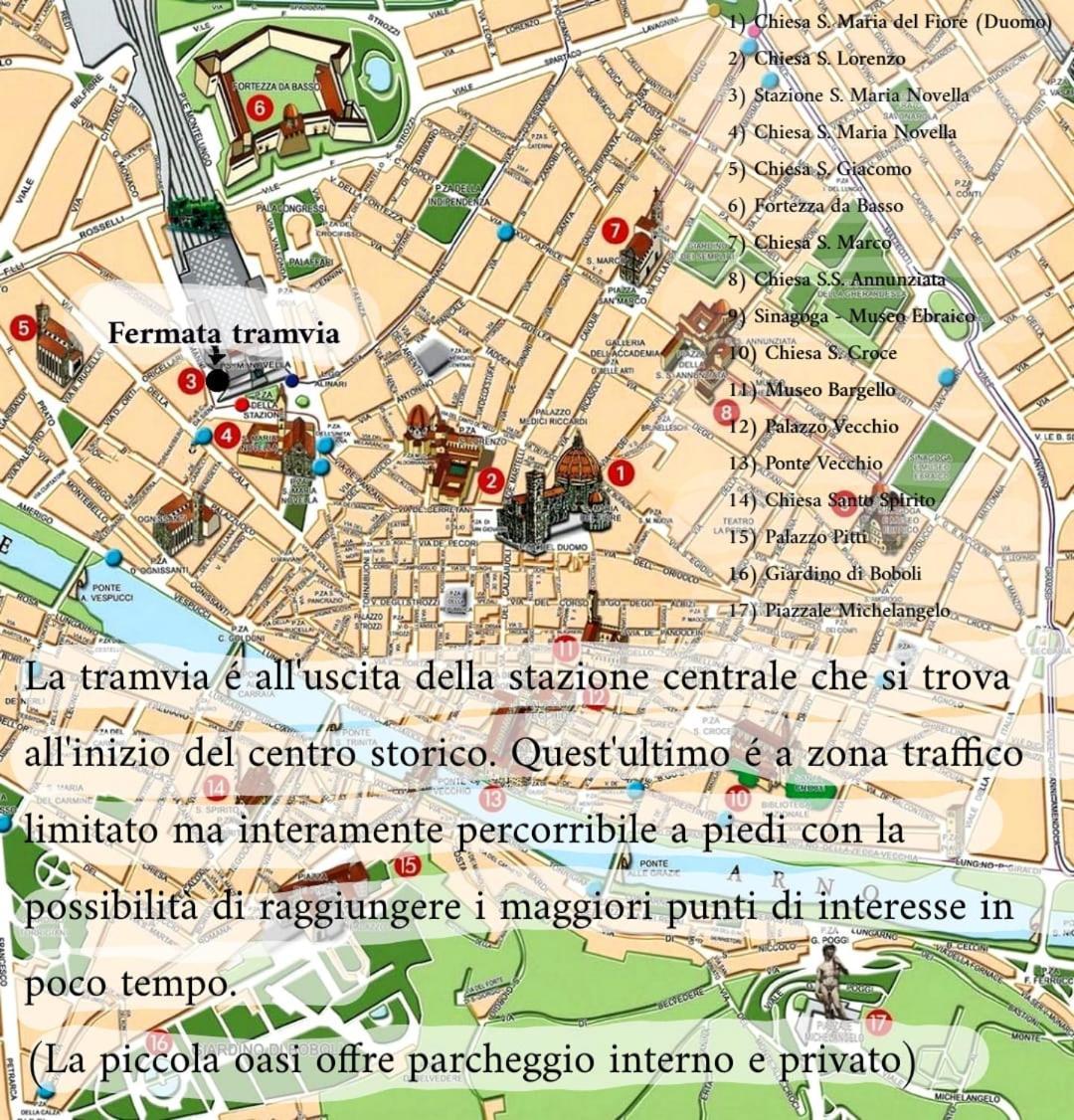 La Piccola Oasi Con Parcheggio Apartment Florenţa Exterior foto